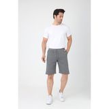 Lukitus Erkek Pamuklu Basic Şort - Gri - XL