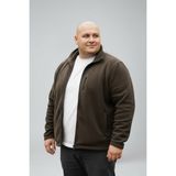 Lukitus Tüylenme Yapmaz Anti Pilling Erkek Büyük Beden Polar Mont - 5XL - Haki