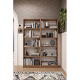Lüks 10 Raflı Ev Ofis Kitaplık %100 Mdf Modern Dekoratif Kütüphane Kitaplık K003 Petra