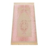 Lüks Açık Renk Osmanlı Tafta Seccade - 0210 - Pembe Renk