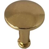 Lüks Alüminyum Metal Küçük Düz Düğme Mutfak Çekmece Vestiyer Kulp - Altın