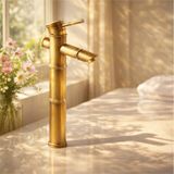 Lüks Banyo Lavabo Bataryası Pirinç Gövde Çanak Lavabo Uyumlu Modern Tasarım Musluk Antik Eskitme