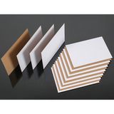 Lüks Beyaz Mukavva 2,0 mm 70X100 cm 3 Adet (Tek Yüzü Beyaz Tek Yüzü Gri) Kalın-Sert. Pürüzsüz Yüzey.