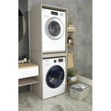 Lüks Çekmeceli Çamaşır Makinesi Dolabı %100 Mdf Çamaşır Kurutma Banyo Dolabı Bd05 Kül Gri