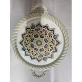 Lüks Dekoratif Plastik tepsi Bukleli Çerçeve 35 x 35 Desenli
