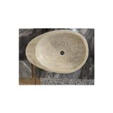 Lüks Doğal Mermer Banyo Evyesi - 56x39x11 cm Özel Kesim Lavabo Tasarımı