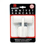 Lüks Emniyet Kancası Beyaz