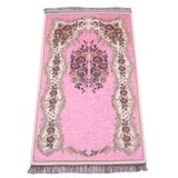 Lüks Gülce Şönil Seccade - 0260 - Pembe Renk