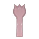 Lüks İnci Seramik El Kaşıklığı – 26 cm Şık Pembe