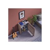 Lüks Kapaklı Çalışma Masası Kitaplık %100 Mdf Bilgisayar Ders Çalışma Masası Md002 Sonoma