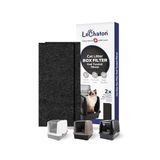 Lüks Kapalı Kedi Tuvaleti Için 2'li Filtre Dikdörtgen 6,5x18 cm (3 mm)