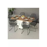 Lüks Katlanır Mutfak Yemek Masası %100 Mdf Pratik Raflı Çalışma Masası Km11