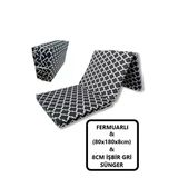 Lüks Katlanır Yatak 80X180x8 Cm Sünger Karaçatı Desen