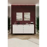 Lüks Konsol Tv Ünitesi %100 Mdf Salon Ve Yemek Odası Ünitesi Knsl04 Beyaz