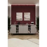 Lüks Konsol Tv Ünitesi %100 Mdf Salon Ve Yemek Odası Ünitesi Knsl05 Kül Gri