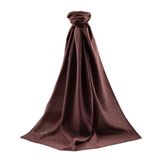 LÜKS MEDİNE İPEĞİ DEGRADELİ MONOGRAM DESENLİ GÜL KURUSU RENKLİ 75X195 KIRIŞMAZ ŞAL MOSS KREP DİKİŞ TİPİ İTALYAN DİKİŞLİ