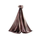 LÜKS MEDİNE İPEĞİ SULU BOYA ÇİZGİLİ DESENLİ GÜL KURUSU RENKLİ 75X195 KIRIŞMAZ ŞAL MOSS KREP DİKİŞ TİPİ İTALYAN DİKİŞLİ