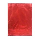 Lüks Metalize Hediye Poşeti 30X45 cm 50 Adet Kırmızı