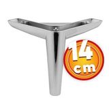 Lüks Mobilya Kanepe Sehpa TV Ünitesi Koltuk Ayağı 14 cm Parlak Krom Baza Ayak