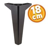 Lüks Mobilya Kanepe Sehpa TV Ünitesi Koltuk Ayağı 18 cm Siyah Baza Ayak