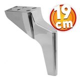 Lüks Mobilya Kanepe Sehpa TV Ünitesi Koltuk Ayağı 19 cm Krom Baza Ayak