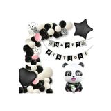 Lüks Panda Doğum Günü Süsü Doğum Günü Konsepti Balon Set