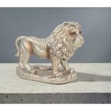 Lüks Polyester Aslan Heykeli 15 cm Dekoratif Biblo Ev Ofis Vitrin Yeni Yıl Hediyesi