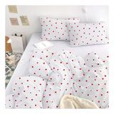 Lüks Ranforce Kumaş %100 Pamuklu Çift Kişilik Nevresim Takımı 200X220 - Lastikli Çarşaf 160X200+30