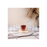 Lüks Sepeti Linar - Lüks Çay Bardağı Seti 6'LI Kulplu Kupa 140 ML