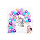 Lüks Unicorn Doğum Günü Parti Balon Zincir Set, UNİCORN 44358974385697