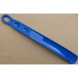 Lüks Uzun-Kısa Saplı Plastik Ayakkabı Çekeceği - Renkli Seçenekler - Eğilmeden Kolay Kullanım (Mavi, 35 cm)