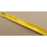 Lüks Uzun-Kısa Saplı Plastik Ayakkabı Çekeceği - Renkli Seçenekler - Eğilmeden Kolay Kullanım (Sarı, 35 cm)