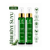 LUKSKIN Biberiye Suyu Dökülme Karşıtı ve Saç Uzamasını Destekleyici ,Saç Toniği %100 Doğal ve Saf 2x 100 ml
