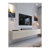 lullaby furniture KARNAVAL DUVARA MONTE TV ÜNİTESİ - DM1001-8 TRAVERTEN