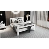 Lullaby Furniture Still 160x200 Yatak Uyumlu Çift Kişilik Mdf Beyaz Karyola