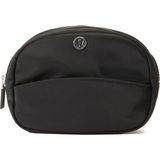 Lululemon City Essentials Siyah Kadın Seyahat Cüzdanı - Siyah-Gümüş - Standart