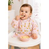 Lulunun Renkleri Su Geçirmez Uzun Kollu Bebek Mama Önlüğü 6-24 Ay Kolay Temizlenebilir Türkiye Menşeli - Çok Renkli - 6 - 24 Ay