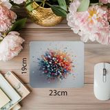 Luluyen 3D Küp Temalı Parlak Mouse Pad - 19X23 cm 2 mm Dikdörtgen Ithal Baskılı Mouse Pad - Özel Baskı - Renkli