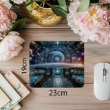 Luluyen Fütüristik Arayüzlü Kokpit Mouse Pad - 19X23 cm 2 mm Dikdörtgen Ithal Baskılı Mouse Pad - Özel Baskı - Renkli