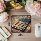 Luluyen Glowing Tuşlu Hesap Makinesi Mousepad - 19X23 cm 2 mm Dikdörtgen Ithal Baskılı Mouse Pad - Özel Baskı - Renkli