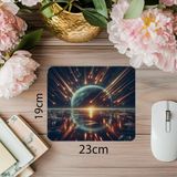 Luluyen Gökyüzünden Düşen Parlak Parçalar Mouse Pad - 19X23 cm 2 mm Dikdörtgen Ithal Baskılı Mouse Pad - Özel Baskı - Renkli