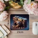 Luluyen Grainy Ekranlı Fotoğraf Makinesi Mouse Pad - 19X23 cm 2 mm Dikdörtgen Ithal Baskılı Mouse Pad - Özel Baskı - Renkli