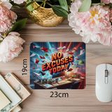 Luluyen Günün En Net Mesajı Mousepad – 3D Parlak Tasarım - 19X23 cm 2 mm Dikdörtgen Ithal Baskılı Mouse Pad - Özel Baskı - Renkli