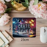 Luluyen Her Gün Üret Temalı Parlak Tasarım Mouse Pad - 19X23 cm 2 mm Dikdörtgen Ithal Baskılı Mouse Pad - Özel Baskı - Renkli