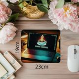 Luluyen Karanlıkta Rgb Laptop & Espresso Mouse Pad - 19X23 cm 2 mm Dikdörtgen Ithal Baskılı Mouse Pad - Özel Baskı - Renkli