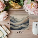 Luluyen Kavisli Taş Katmanlı Zen Dağ Mousepad - 19X23 cm 2 mm Dikdörtgen Ithal Baskılı Mouse Pad - Özel Baskı - Renkli