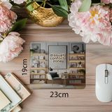 Luluyen Konfor Alanını Kır Temalı Parlak Mouse Pad - 19X23 cm 2 mm Dikdörtgen Ithal Baskılı Mouse Pad - Özel Baskı - Renkli