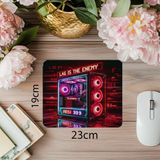 Luluyen Lag Düşmanı Esprili Parlak Mousepad - 19X23 cm 2 mm Dikdörtgen Ithal Baskılı Mouse Pad - Özel Baskı - Renkli