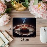 Luluyen Minimalist Spiritüel Tütsü Mousepad - 19X23 cm 2 mm Dikdörtgen Ithal Baskılı Mouse Pad - Özel Baskı - Renkli