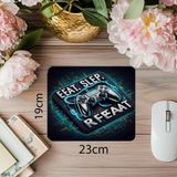 Luluyen Neon Yazılı Parlak Mousepad – Oyun Döngüsü - 19X23 cm 2 mm Dikdörtgen Ithal Baskılı Mouse Pad - Özel Baskı - Renkli